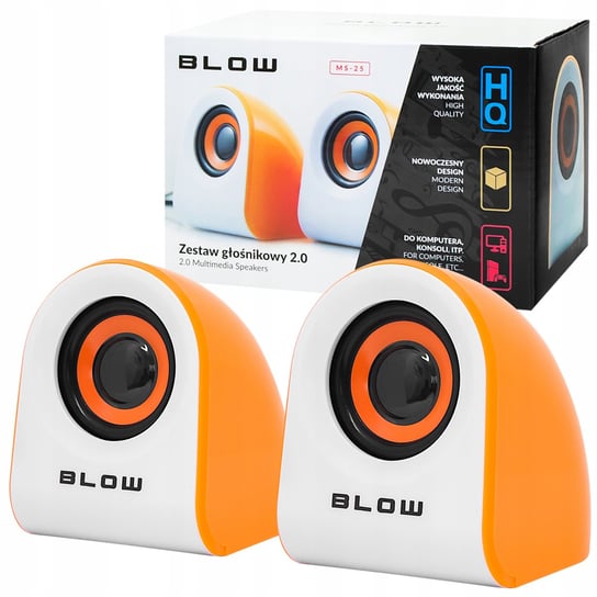 Głośniki komputerowe BLOW 2.0 do PC laptopa USB Blow