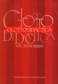 Glottodidactica vol. XXXII (2006) Opracowanie zbiorowe