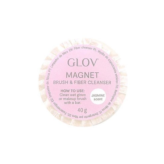 Glov, Magnet Cleanser, Mydełko w kostce do czyszczenia rękawic i pędzli do makijażu Pink, 40 g Glov