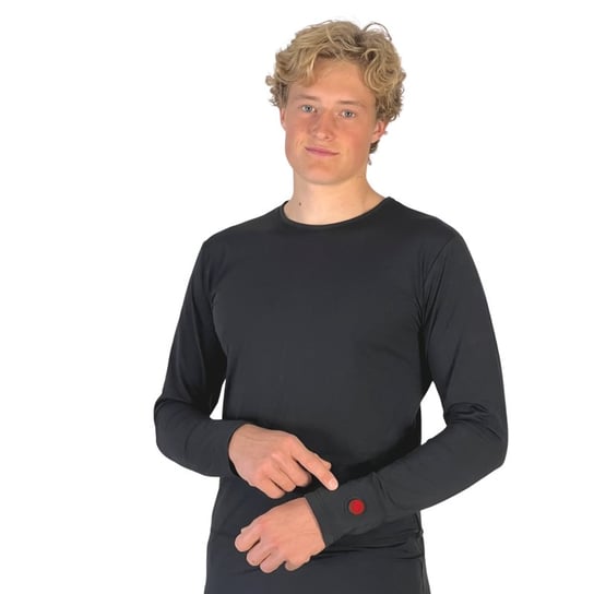 Glovii, Bluza męska termoaktywna, czarny, rozmiar XL Glovii