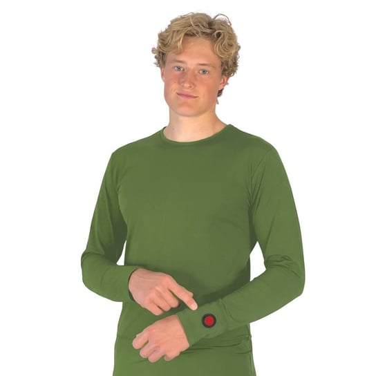 Glovii, Ogrzewana bluza, zielony, rozmiar L Glovii