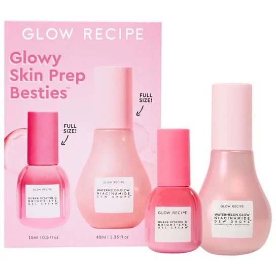 Glow Recipe Glowy Skin Prep Besties Set, Zestaw kosmetyków, 2 szt. Glow Recipe