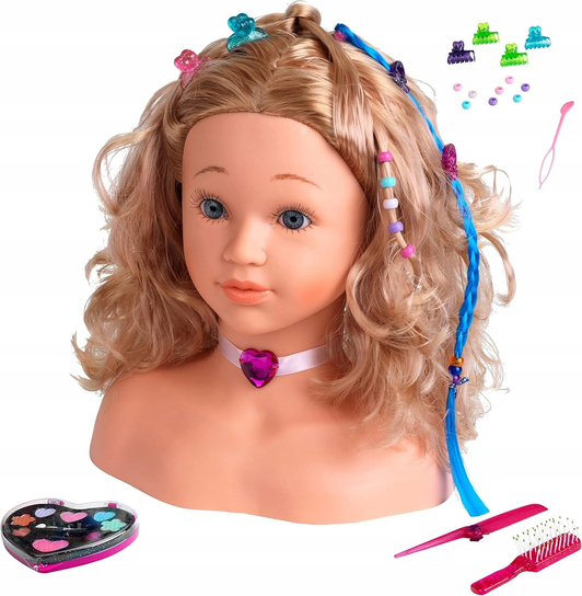 Głowa Lalki Do Stylizacji Lalka Nauki Czesania Modelka Prezent Dla ...