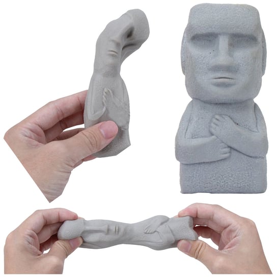 Głowa Moai Monolit Do Rozciągania Zgniatania Zabawka Sensoryczna Dla Dzieci Trifox