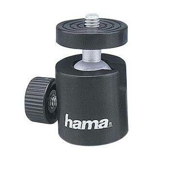 Głowica kulowa Hama 05014 do kamery - Śruba mocująca B1/4" - wysokość 50 mm - średnica 30 mm - Czarna Inna marka
