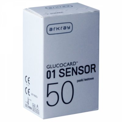 Glucocard 01 Sensor Paski Testowe, 50Szt. Inna marka