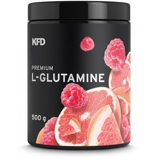 Glutamina KFD Premium L- Glutamine 500g Malina-Grejpfrut KFD