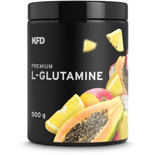 Glutamina KFD Premium L- Glutamine 500g Owoce Tropikalne KFD