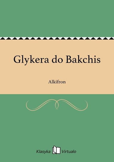 Glykera do Bakchis Alkifron