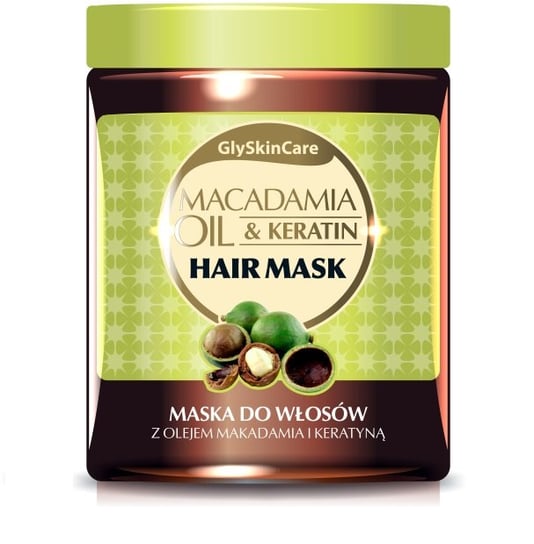 Glyskincare, maska do włosów z olejem macadamia, 300 ml Glyskincare
