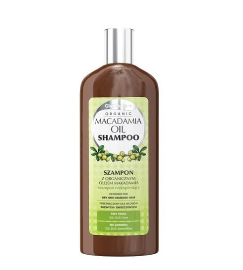 Glyskincare, Organic, szampon z organicznym olejem makadamia, 250 ml Glyskincare