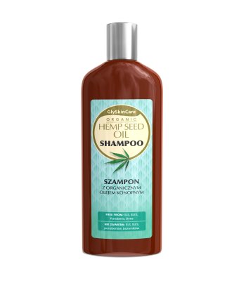 Glyskincare, szampon do włosów z olejem konopnym, 250 ml Glyskincare