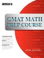 GMAT Math Prep Course Kolby Jeff J.