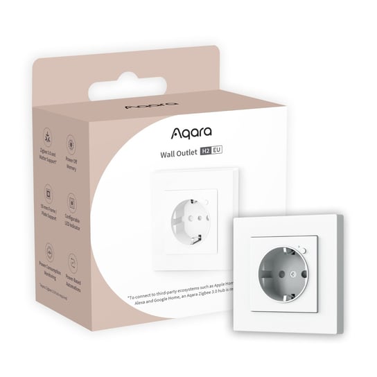 Gniazdko elektryczne, ZIGBEE, Aqara Wall Outlet H2 EU Aqara