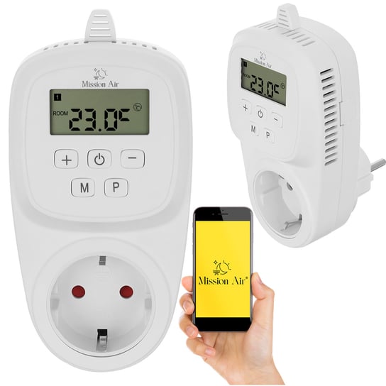 Gniazdkowy Regulator Temperatury Mission Air Nest Termostat Wifi Smart Home Mission