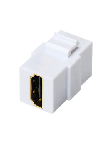 Gniazdo HDMI typu keystone (2x żeńskie), kolor biały Alantec