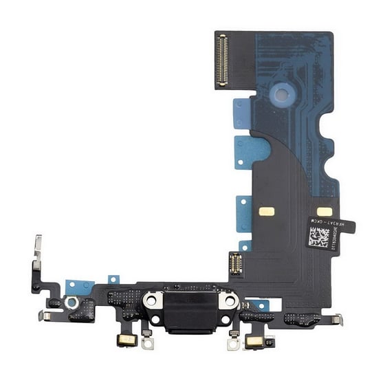 Gniazdo Ładowania, Port Słuchawkowy, Mikrofon - iPhone SE 2020 (Oryginał) (Black) DFX