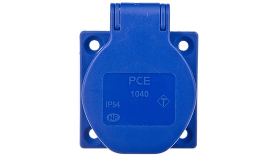 Gniazdo tablicowe 10/16A 2P+Z 230V niebieskie IP54 1040-0bsc PCE