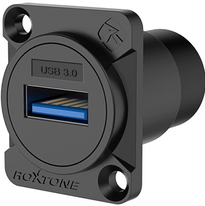 Gniazdo typu USB 3.0 RAU3D-B Roxtone panelowe Roxtone