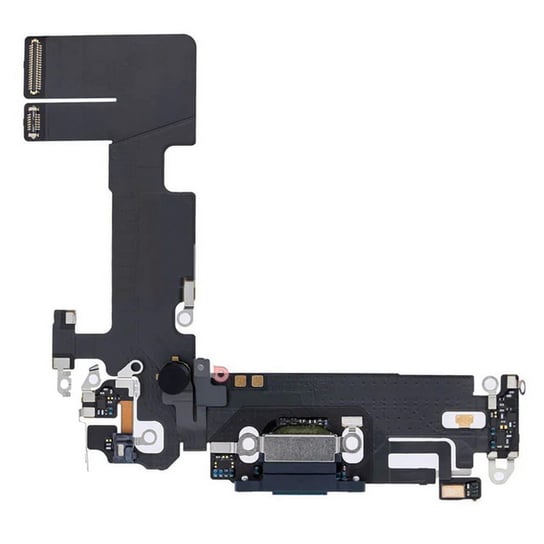 Gniazdo złącze port ładowania mikrofon dolny taśma flex do Apple iPhone 13 (OEM Oryginał) (Czarny) DFX