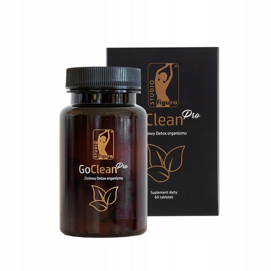 Go Clean Co Go Clean PRO TABLETKI DETOX OCZYSZCZANIE organizmu METABOLIZM 60 KAPS ...