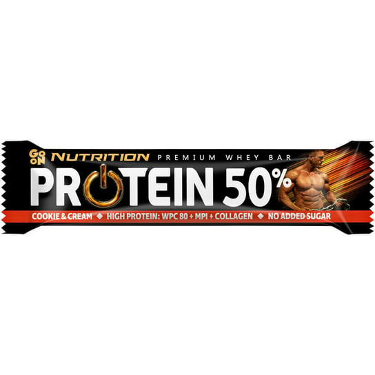 Go On Nutrition Protein 50% 40G Baton Białkowy Cookies And Cream Sante