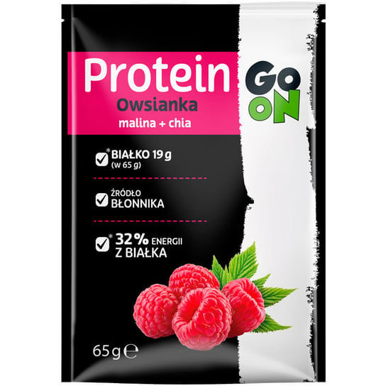 GO ON Protein Owsianka 65g Raspberry Chia Sante