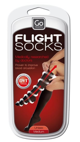Go Travel- Flight Socks Unisex Skarpety Medium Inna marka
