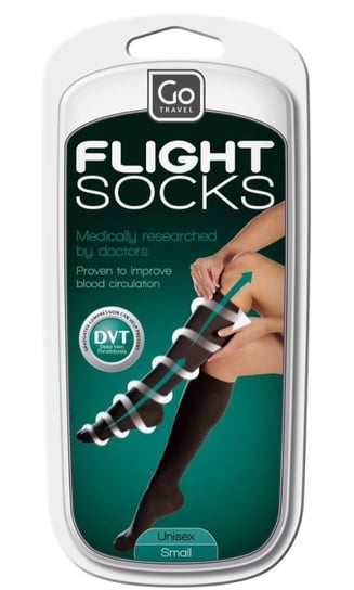 Go Travel- Flight Socks Unisex Skarpety Small Inna marka