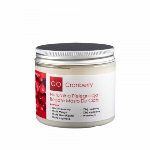 GoCranberry, Nova Kosmetyki, masło do ciała, 200 ml GoCranberry