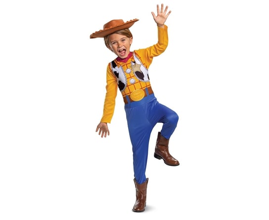 GoDan, Strój Woody Classic - Toy Story 4 (licencja), rozmiar M (7-8 lat) GoDan