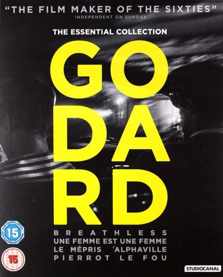 Godard The Essential Collection (Do utraty tchu / Kobieta jest kobietą / Pogarda / Alphaville / Szalony Piotruś) Godard Jean-Luc