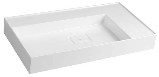 GODIVA umywalka kompozytowa 83x44cm, bez otworu na baterię, biały Inna marka