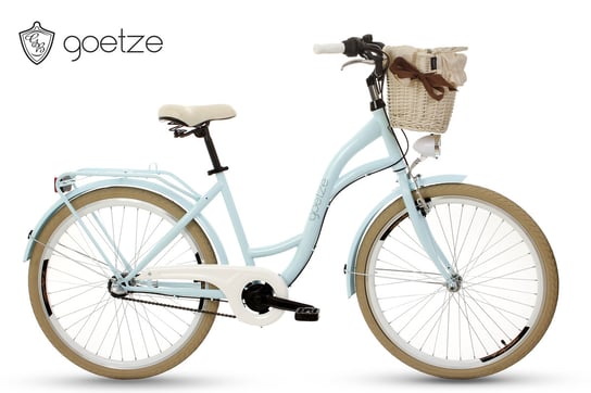 Goetze, Rower miejski, Colours 3B 26", błękitno-kremowy Goetze