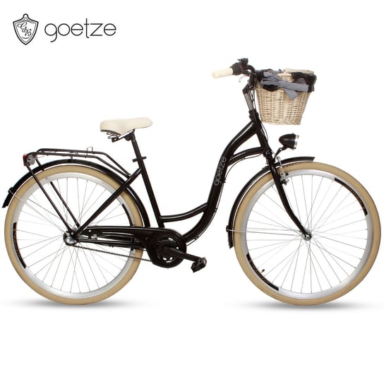 Goetze, Rower miejski, Style 28" 3b, czarno-kremowy Goetze