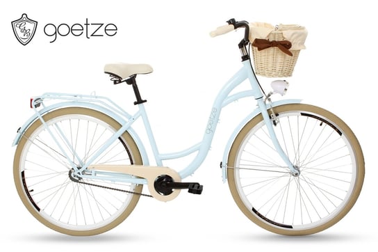 Goetze, Rower miejski, Style 28", błękitno-kremowy Goetze
