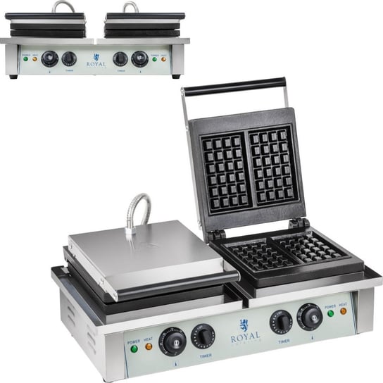 Gofrownica ROYAL CATERING RCWM-4000-E 2000 W Royal Catering