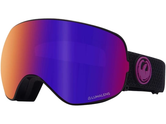 Gogle narciarskie Dragon X2S Snow Purple Ion + Amber DRAGON