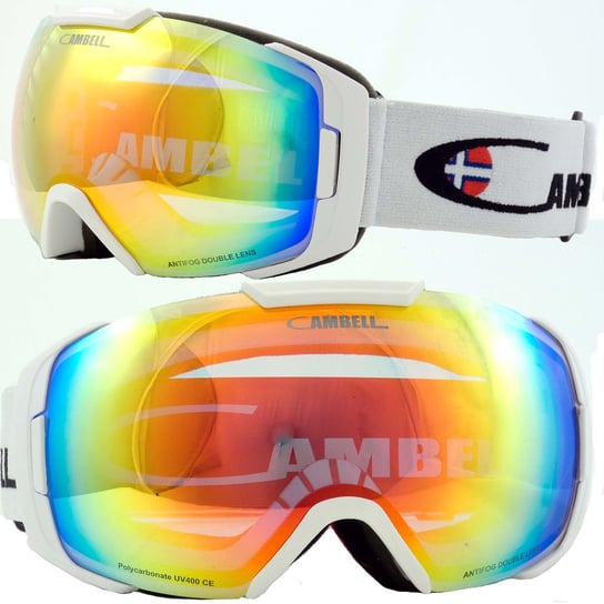 GOGLE NARCIARSKIE SNOWBOARD REVO ANTIFOG OTG UV400 Inna marka