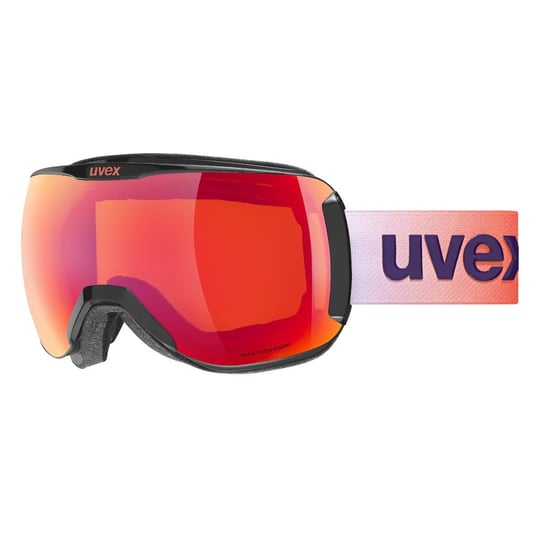 Gogle Narciarskie Uvex Downhill 2100 CV Black Shiny SL/Scarlet-Orange 2024 UVEX