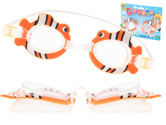 Gogle okulary do pływania dziecięce rybka błazenek ikonka