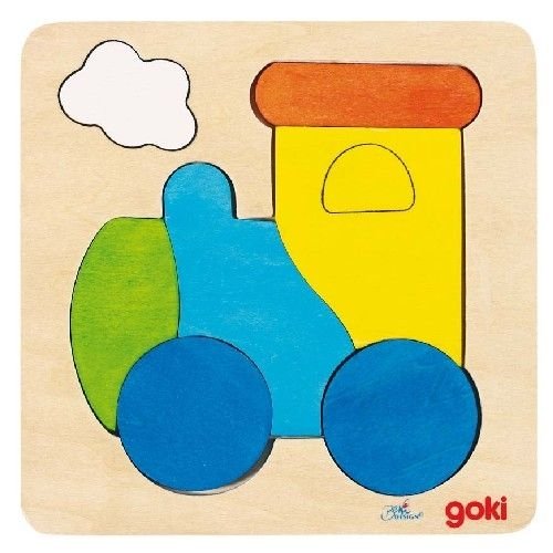 Goki, puzzle drewniane Lokomotywa Goki