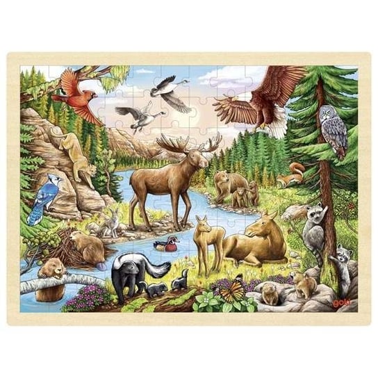 Goki, puzzle Zwierzęta Północnoamerykańskie Goki