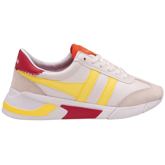 Gola Classics Women's Eclipse California Trainers White/Limelight/Raspberry CLB213WY - 36 GOLA