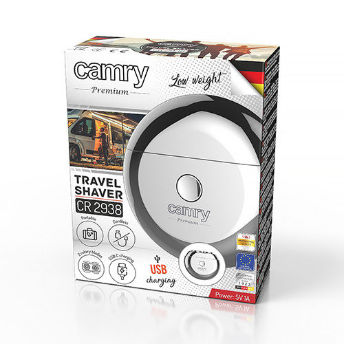 Golarka Podróżna 2 Głowicowa Z podróżna 2głowicowa z USB Camry
