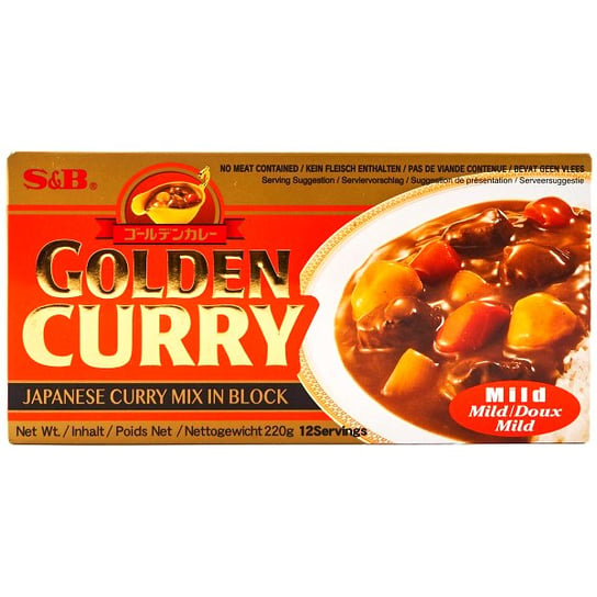 Golden Curry Mild (łagodne) 220g - S&B - danie w 30 min S&B