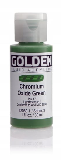 Golden Fluid Chr. Oxide Green 30ml -farba akrylowa Golden
