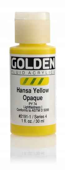 Golden Fluid Hansa Yellow Opaque 30ml -farba akryl Golden