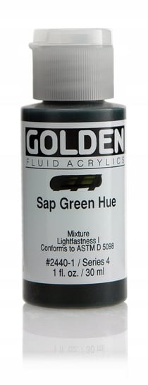 Golden Fluid Hist. Sap Green Hue 30ml -farba akryl Golden
