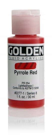 Golden Fluid Pyrrole Red 30ml -farba akrylowa Golden